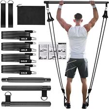 Usado, Kit de barra de Pilates com bandas de resistência (4 x bandas), flexbands de pilates de 3 seções... comprar usado  Enviando para Brazil