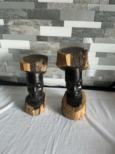 Pair african figure for sale  PAISLEY