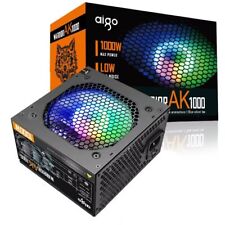 Aigo AK PC PSU unidade de fonte de alimentação 500W 600W 700W 800W 1000W ventilador RGB para jogos 120mm comprar usado  Enviando para Brazil