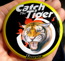 IBANEZ GUITARS vintage 1983 CATCH THE TIGER emblema promocional PIN comprar usado  Enviando para Brazil