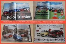 VW Polo 6R 1.2 TSI mit 90PS Literaturpaket Nr.2 - 7 komplette Zeitschriften comprar usado  Enviando para Brazil