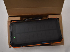 Carregador solar Wongkuo banco de energia bateria externa laranja 5V portátil comprar usado  Enviando para Brazil