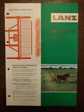 Lanz verkaufsprospekt heureche gebraucht kaufen  Wedemark
