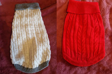 Hundepullover gestrickt klein gebraucht kaufen  Olpe