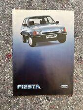 Ford fiesta brochure for sale  Shipping to Ireland