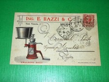 Cartolina pubblicità emulsore usato  Vimodrone
