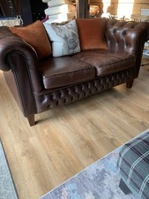 Leather seater chesterfield for sale  SCUNTHORPE