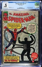 Amazing Spider-Man 3 (CGC .5) Origem/1º aplicativo Doctor Octopus Ditko 1963 Marvel comprar usado  Enviando para Brazil