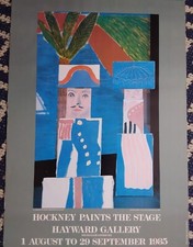 David hockney poster. for sale  STROUD