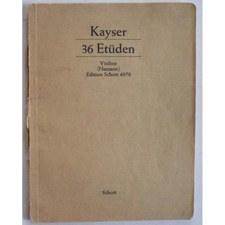 Kayser etüden violine d'occasion  Sainte-Croix-en-Plaine
