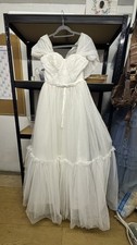 White wedding dress for sale  NEWQUAY