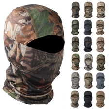 Máscara facial balaclava camuflagem tática caça exército militar airsoft chapéu de atirador comprar usado  Enviando para Brazil