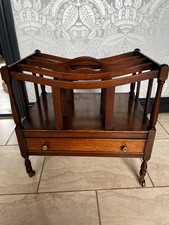 Mahogany canterbury magazine for sale  KENILWORTH