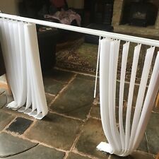 Vertical blind white for sale  RUGBY