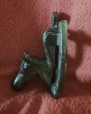 Messing pferdekopf hufeisen gebraucht kaufen  Michendorf