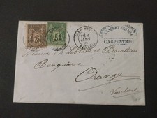 Lettre janvier 1891 d'occasion  Cournonterral