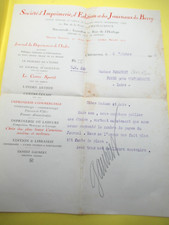 Ernest gaubert autographe d'occasion  Coulaines