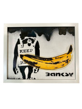 Banksy monkey banana for sale  Beverly Hills