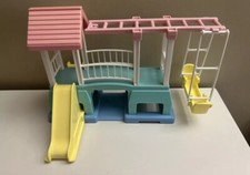 RARO! Conjunto de playground vintage Playskool com balanço deslizante casa de bonecas década de 1990 em excelente estado usado comprar usado  Enviando para Brazil