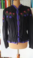 Trachtenstrickjacke handgestri gebraucht kaufen  Tirschenreuth