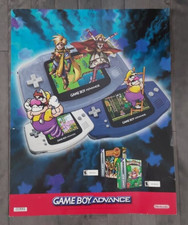 Pôster Orignal 2001 Nintendo Gameboy Advance Warioland Golden Sun Store 28""x 22, usado comprar usado  Enviando para Brazil
