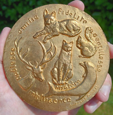 Médaille bronze animalière d'occasion  Plémet