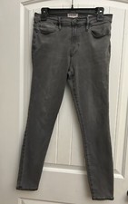Jeans armação 29 Le alta skinny cinza denim cintura média lavagem elástica comprar usado  Enviando para Brazil