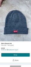 Levi grey beenie for sale  WATERLOOVILLE