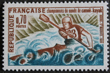 Timbre championnats canoë d'occasion  Annecy