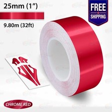 Chrome red 25mm for sale  COALVILLE