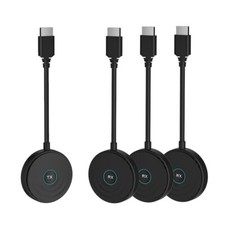 Transmissor HDMI sem fio e 3 receptores 1080P 2.4G/5.8G @60Hz, alcance de 165 pés comprar usado  Enviando para Brazil