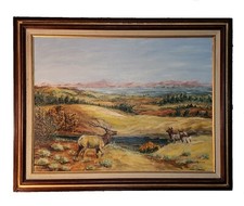 Vintage oil canvas for sale  Brooklyn