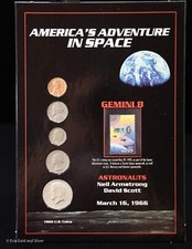 1966 America's Adventure in Space Gemini 8 com certificado de autenticidade comprar usado  Enviando para Brazil