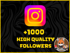 +1,000 wysokiej jakości Instagram Follow Gold Edition [PRZECZYTAJ OPIS] na sprzedaż  Wysyłka do Poland