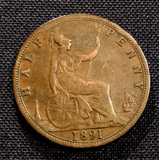 Großbritannien 1891 half gebraucht kaufen  Teutschenthal