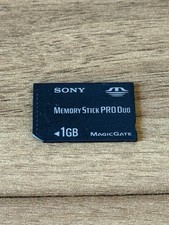 Cartão de memória Sony 1GB Memory Stick Pro Duo Magic Gate comprar usado Cartão de memória Sony 1GB Memory Stick Pro Duo Magic Gate comprar usado  Enviando para Brazil