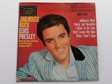 ELVIS PRESLEY  ORIG  1957  UK EP  JAILHOUSE ROCK   TRI CENTER EXCELLENT comprar usado  Enviando para Brazil