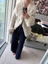 Shearling short jacket for sale  LONDON