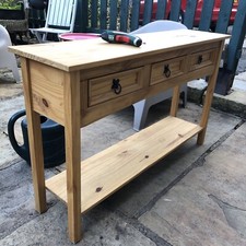 console table with drawers for sale  HUDDERSFIELD