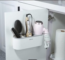 Porta-secador de cabelo DAOYA -Organizador de ferramentas de cabelo NOVO sem caixa autoadesivo branco comprar usado  Enviando para Brazil