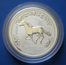 2oz silber lunar gebraucht kaufen  Fürstenfeldbruck