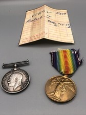 Ww1 pair british for sale  BURY ST. EDMUNDS
