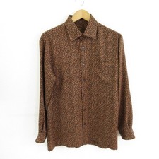 Camisa masculina de manga comprida Aramis padrão marrom G comprar usado  Enviando para Brazil
