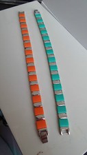 Bracciale acciaio gomma usato  Talla