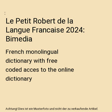 Petit robert langue gebraucht kaufen  Trebbin