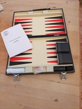 Backgammon set case for sale  HAILSHAM