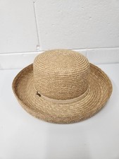 Chapéu de Palha Betmar New York Feminino Bowler/Boater 100%, St#R120 Cor Palha Natural comprar usado  Enviando para Brazil