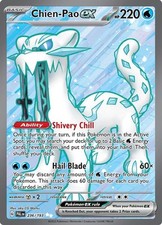 Chien-Pao ex - 236/193 - Pokemon Paldea Evolved Full Art cartão ultra raro quase perfeito comprar usado  Enviando para Brazil