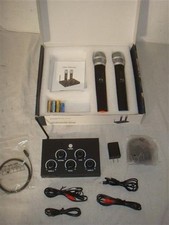 SISTEMA DE MIXER DE KARAOKÊ PORTÁTIL DIGITNOW COM MICROFONES SEM FIO UHF DUPLO K203 comprar usado  Enviando para Brazil