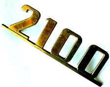 Emblema emblema emblema emblema latão original carro logotipo Fiat 2100 Scritta comprar usado  Enviando para Brazil